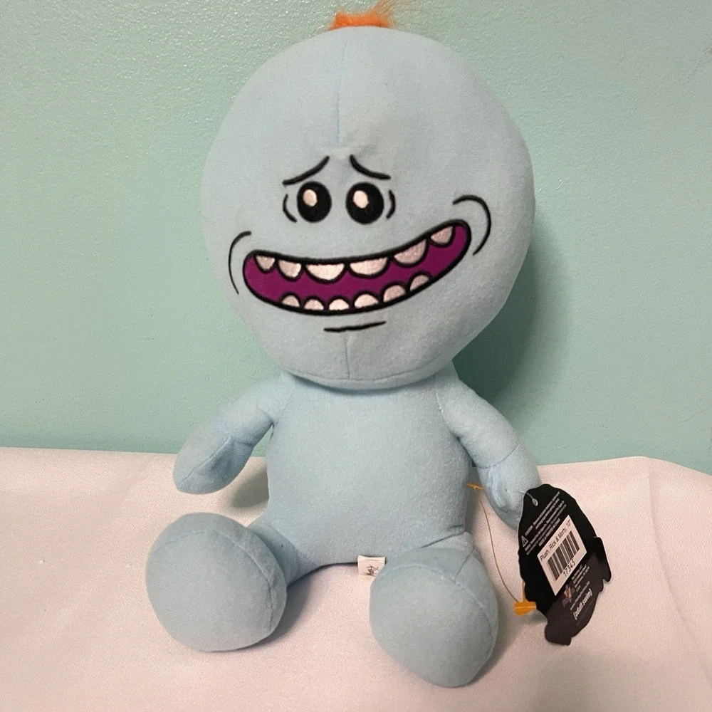 RICK AND MORTY Licensed Plush Toy Mr Meeseeks 25CM‎ Brand New With Tag Gift